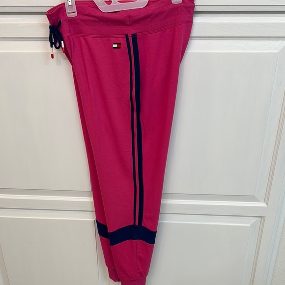 Tommy Hilfiger Pink and Blue Joggers. Size S. - Picture 4 of 7